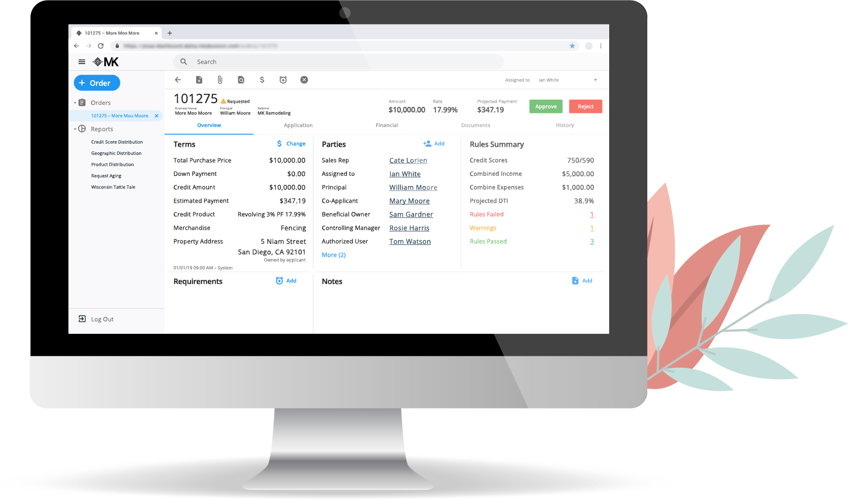 MK Lending Dashboard MK Lending Dashboard
